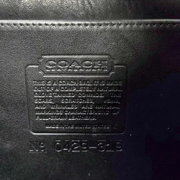 Vintage COACH 90's Metropolitan Briefcase black - Picture 4 of 16